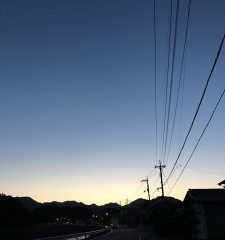 岩美町夕焼け